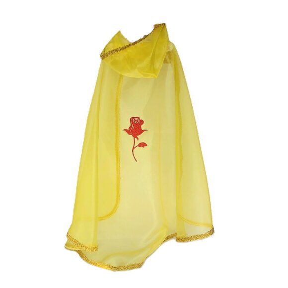 New w/Tag-Great Pretenders Yellow Belle Cape Costume, Size 5-7 (Cape Only) - Picture 5 of 12